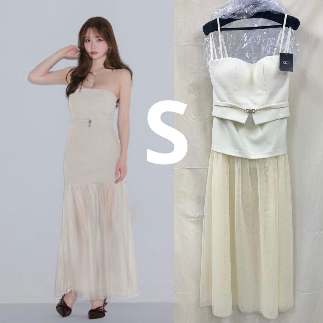 Sアイボリー　3489 ディアローブドフルールグロッシーAngelRキャバドレス