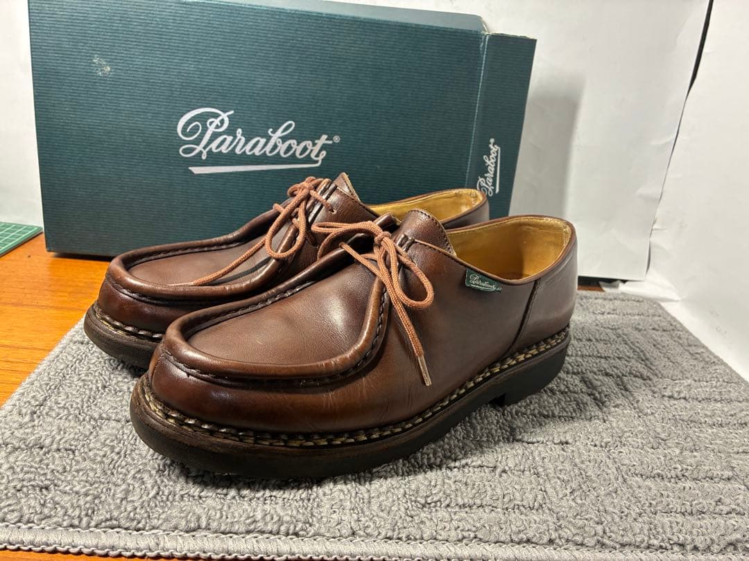 Paraboot ブラウンレザー ミカエル 40