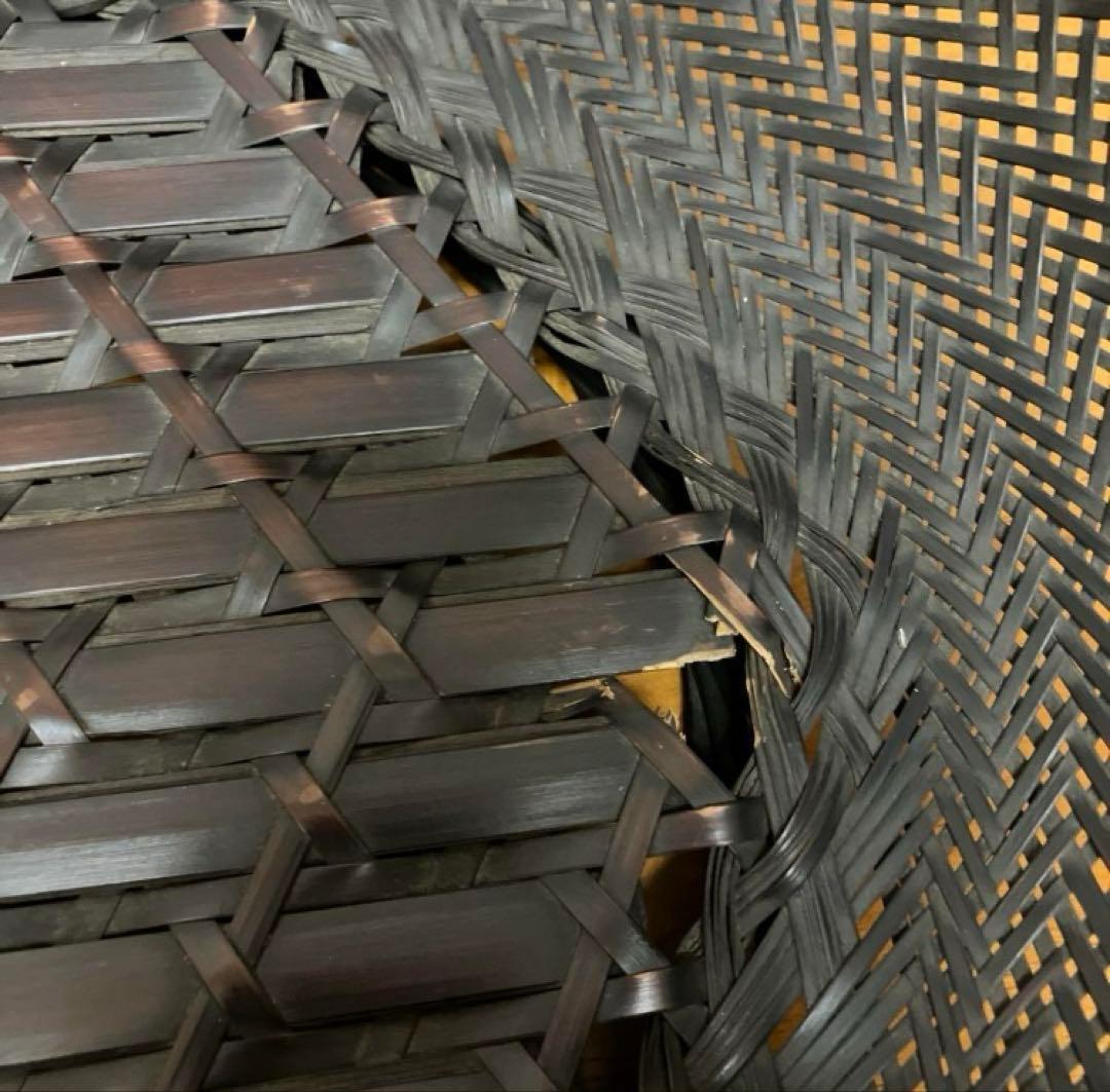 【専用】竹細工　花籠　花器　いけばな　生花　華道　銅製 工芸品　アンティーク