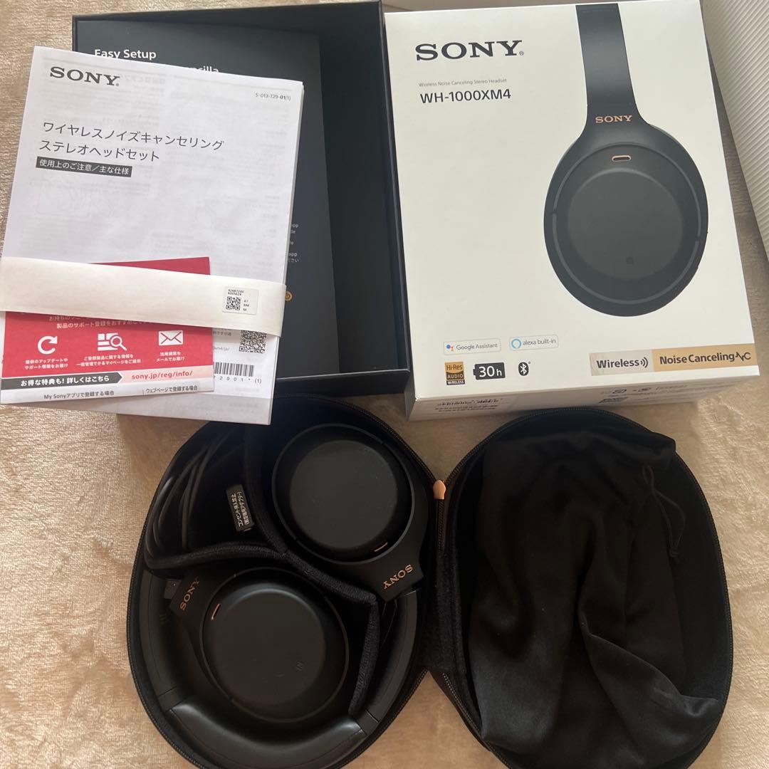 SONY WH-1000XM4 ワイヤレスヘッドホン　ほとんど新品