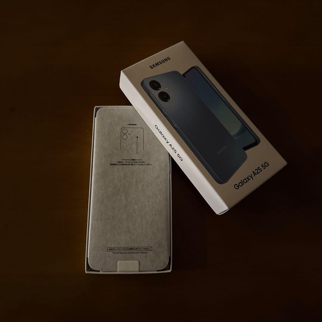 Samsung Galaxy A25 5G 本体 ブルー新品未使用