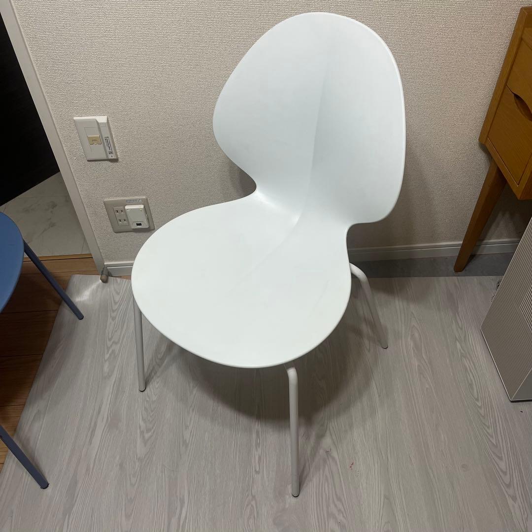 Calligaris カリガリス バジルチェア BASILブルーホワイト　2脚