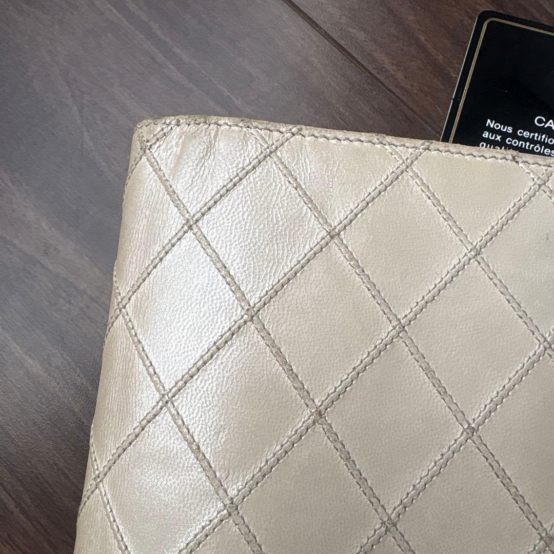 CHANEL ベージュ　長財布