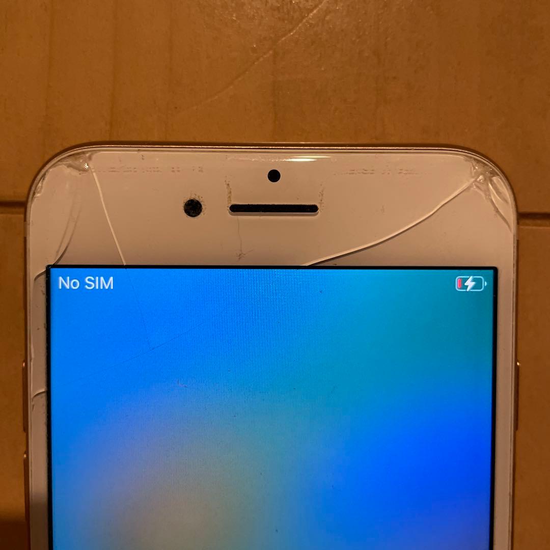 iPhone 8 ゴールド 64GB SIMフリー 画面ひび割れ