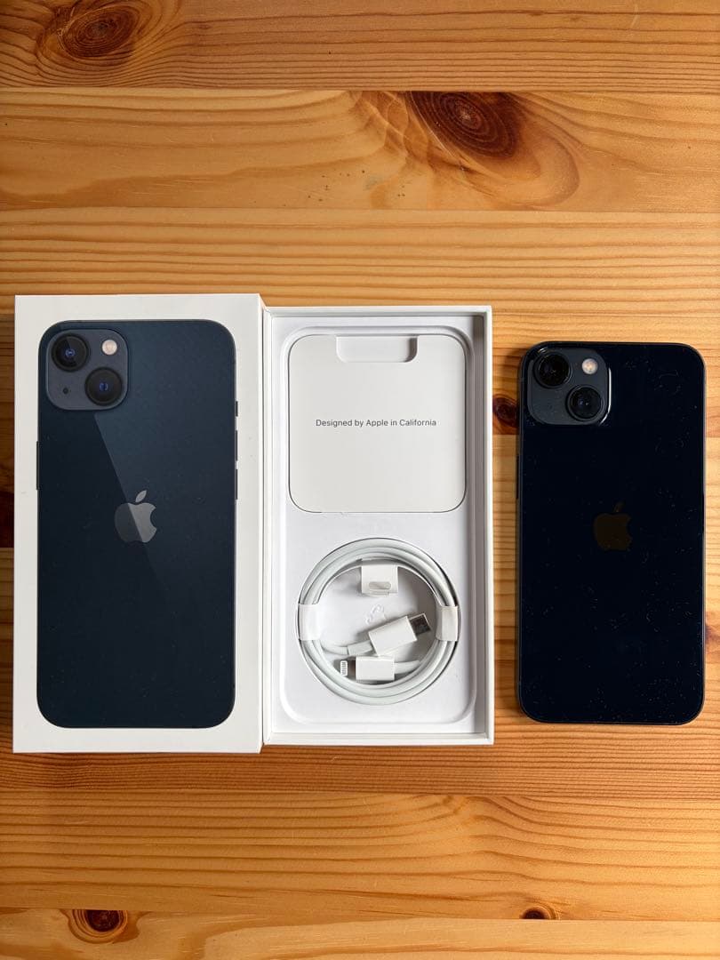 iPhone 13 128GB ミッドナイトブルー　非正規バッテリー