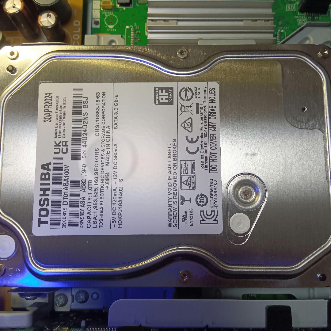 SHARP AQUOS BD-W1800 HDD新同品交換第7