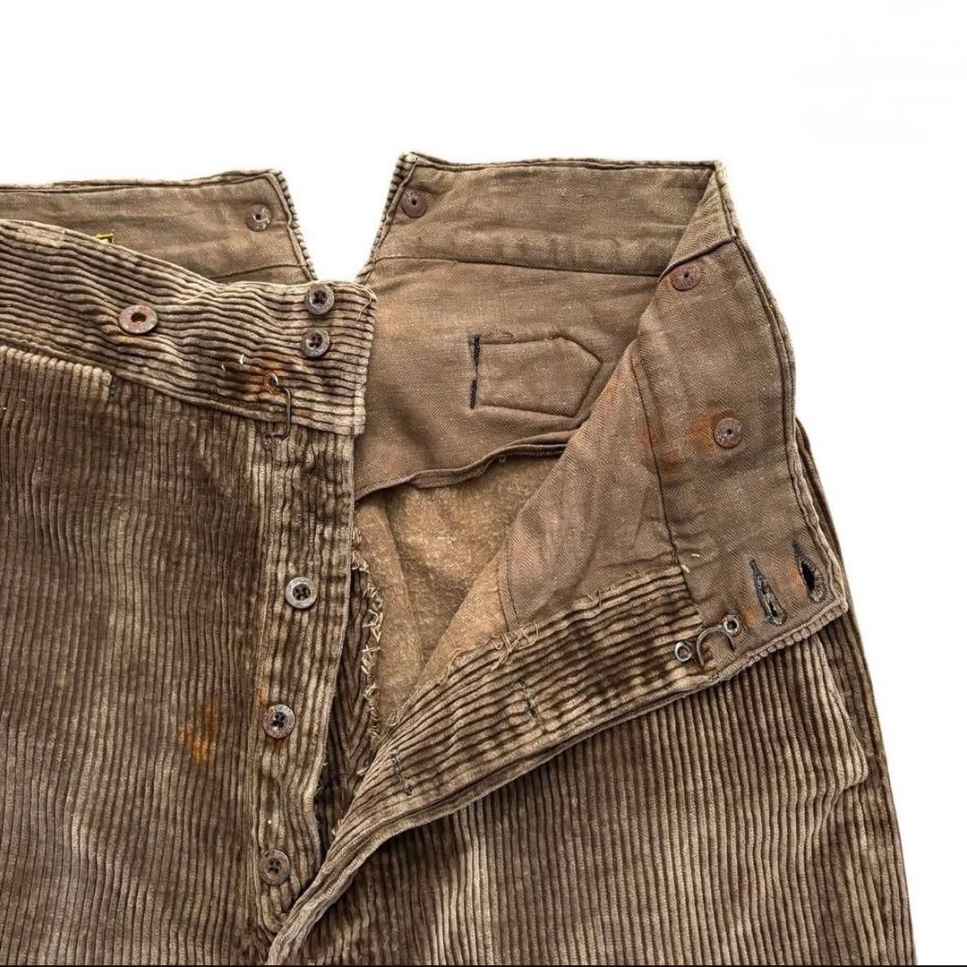 50s ヴィンテージ フレンチ コーデュロイパンツ ユーロ ビンテージ 古着