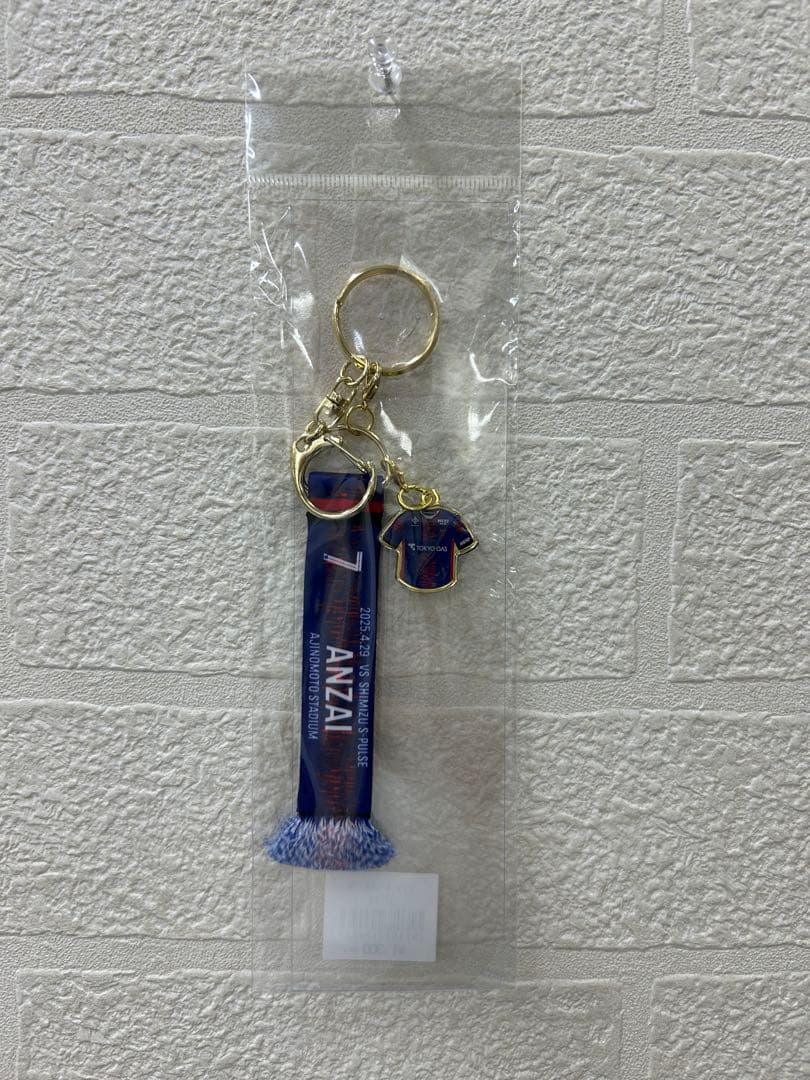 FC東京　マッチデーキーホルダー4個セット　俵積田　安斎　ケイン　大志