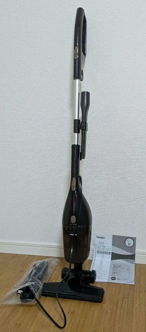 新品未使用 ツインバード サイクロンクリーナー 掃除機 ブラウン 軽量スティック