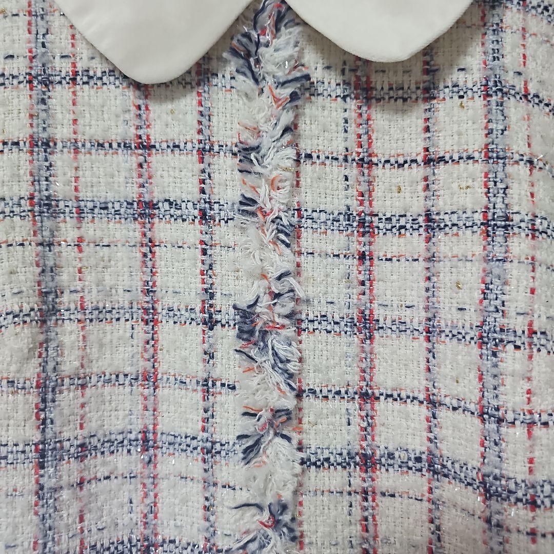 チェスティ　ツイードチェック柄ワンピース