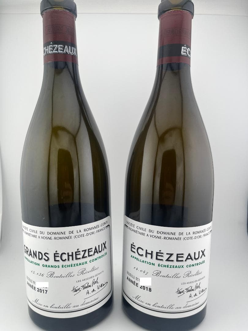 【DRC空瓶】エシェゾー&グランエシェゾー【ROMANEE CONTI】