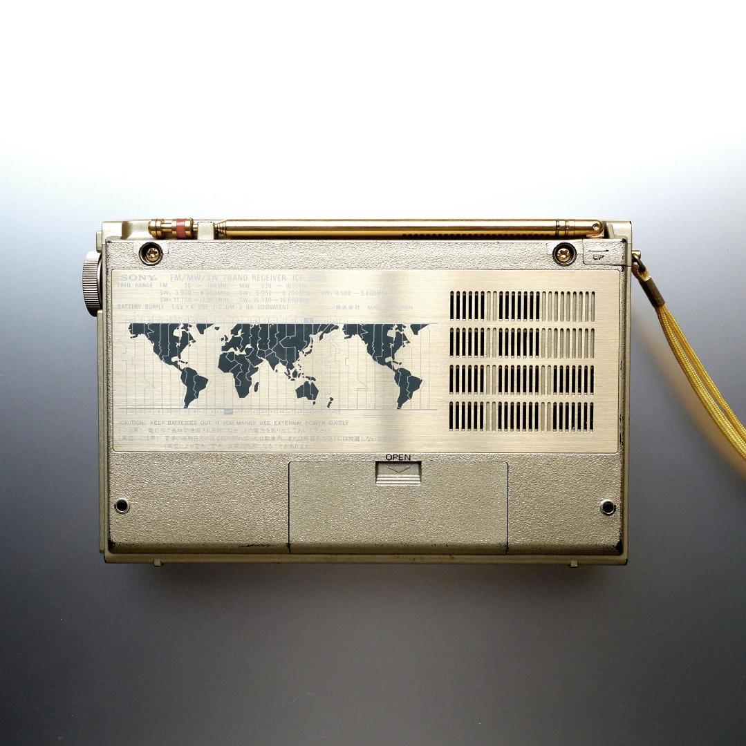 【動作品】ICF-7600 ソニー ラジオ 超希少30万台記念 ヴィンテージ