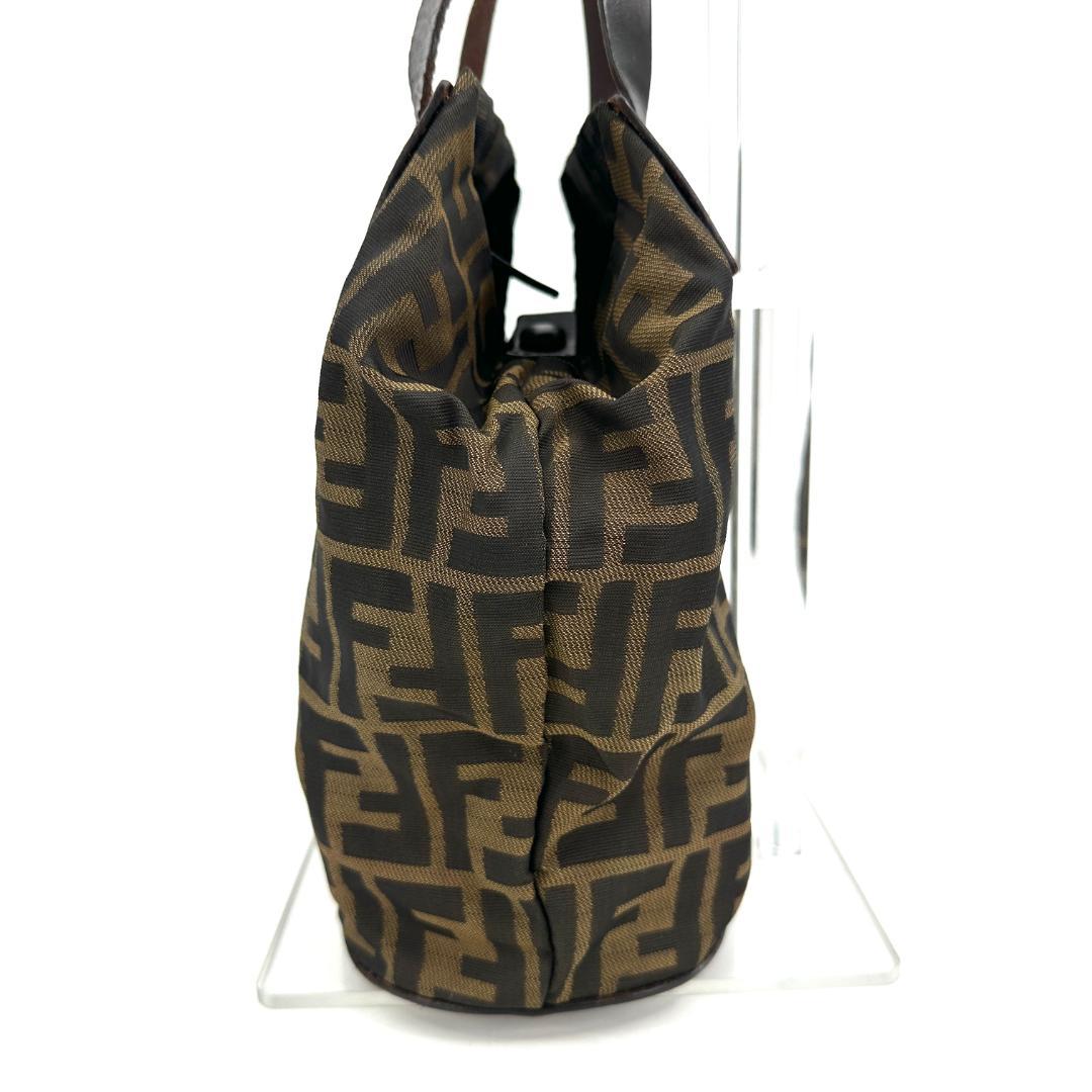 Fendi FFロゴ ズッカ トートバッグ ブラウン