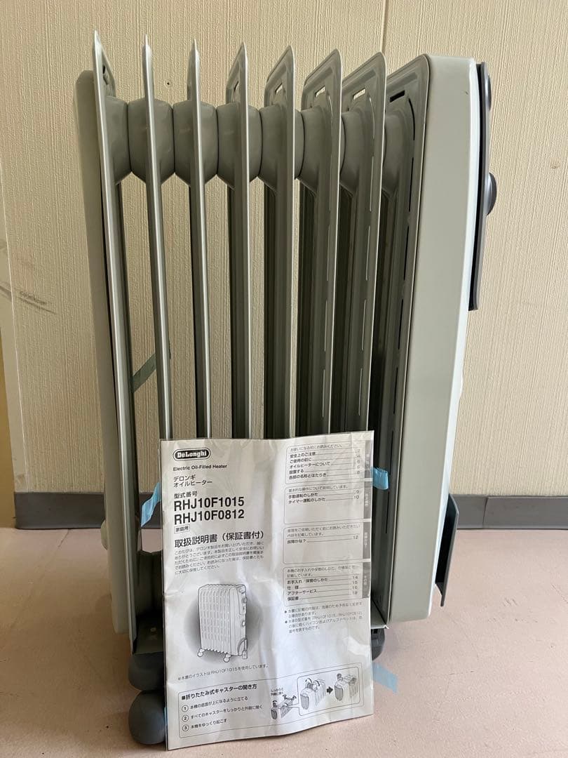 【極美品】DELonghi デロンギ オイルヒーター RHJ35M1015BK
