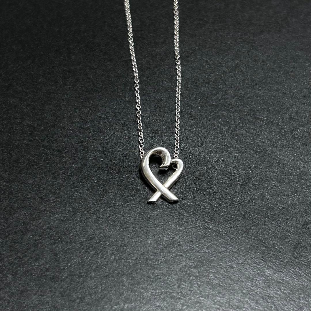 TIFFANY＆CO. ラビング ハート ペンダント シルバー925 巾着付き