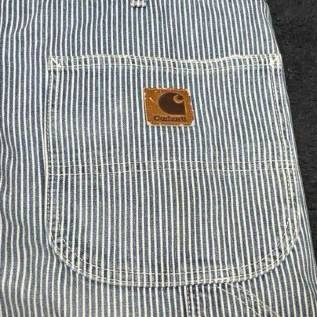 90's Carhartt ヒッコリーストライプ デニムペインターパンツ