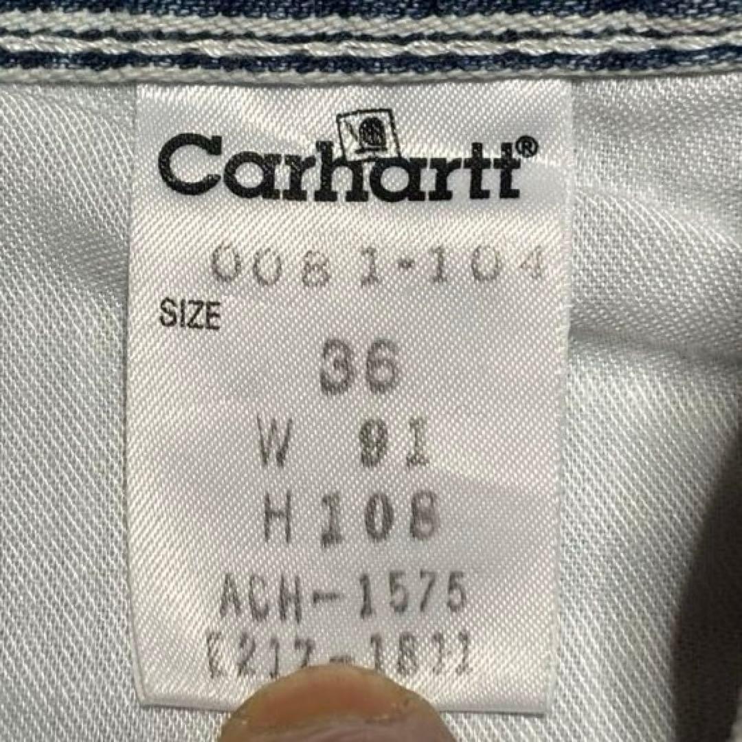 90's Carhartt ヒッコリーストライプ デニムペインターパンツ