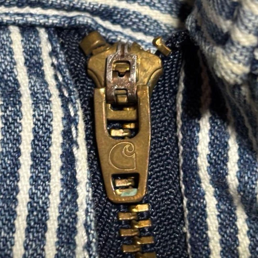 90's Carhartt ヒッコリーストライプ デニムペインターパンツ