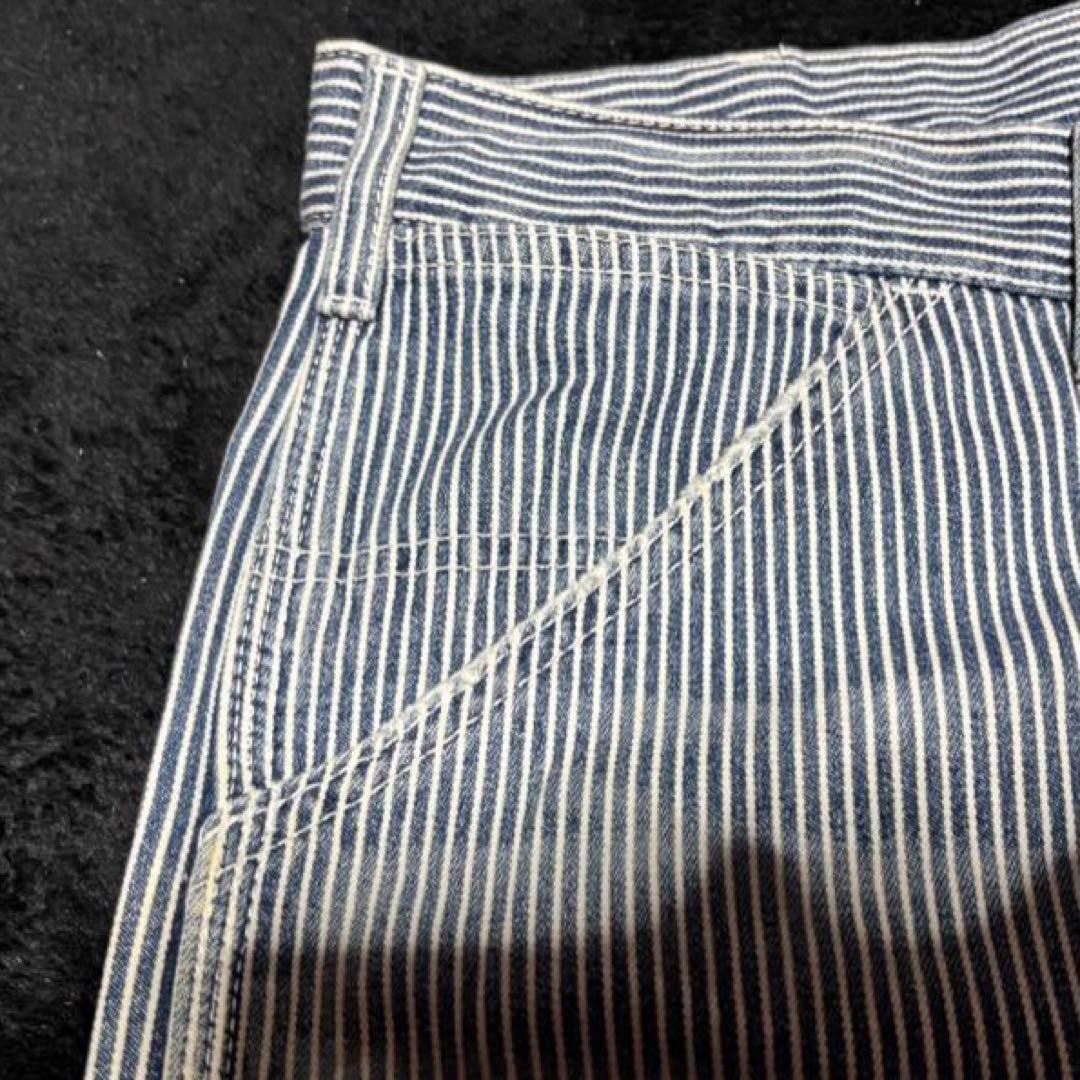 90's Carhartt ヒッコリーストライプ デニムペインターパンツ