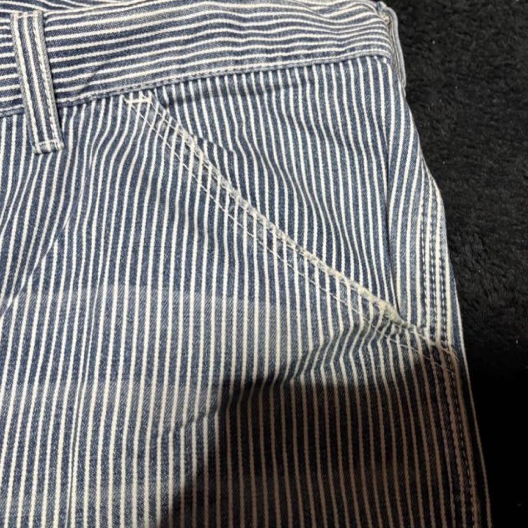 90's Carhartt ヒッコリーストライプ デニムペインターパンツ
