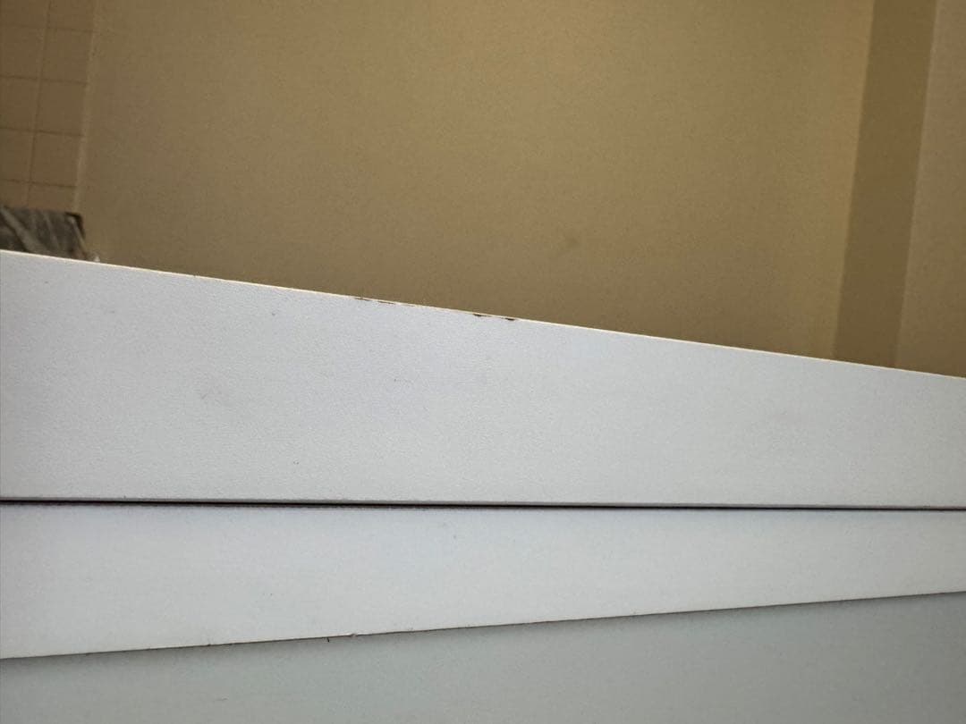 ニトリ　キッチンカウンター　アルミナ2 100CT WH