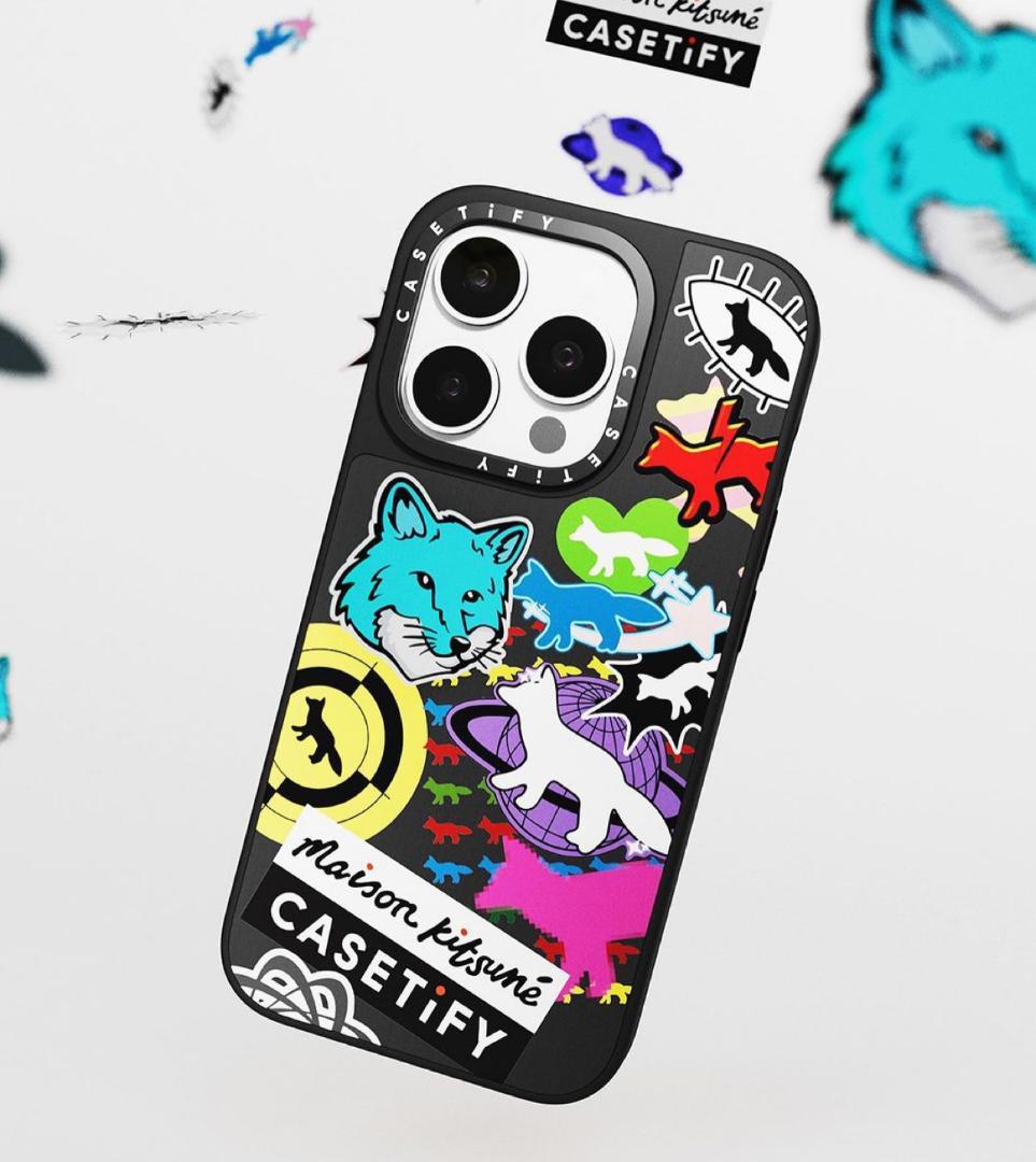 未使用 メゾンキツネ×ケースティファイ コラボ iPhone15ProMax