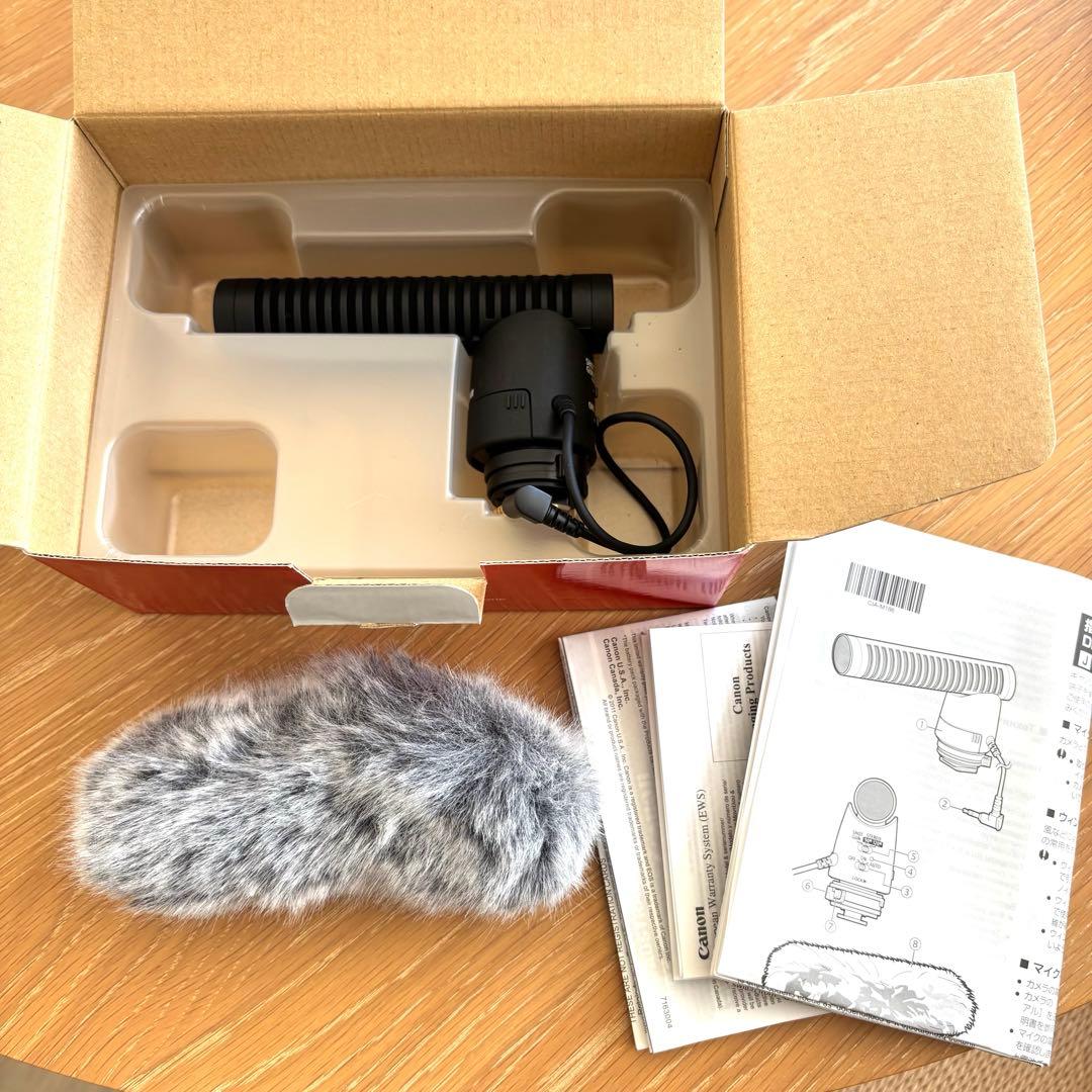 あ*様 【Canon】指向性ステレオマイクロホン、ウィンドスクリーン付き　DM-