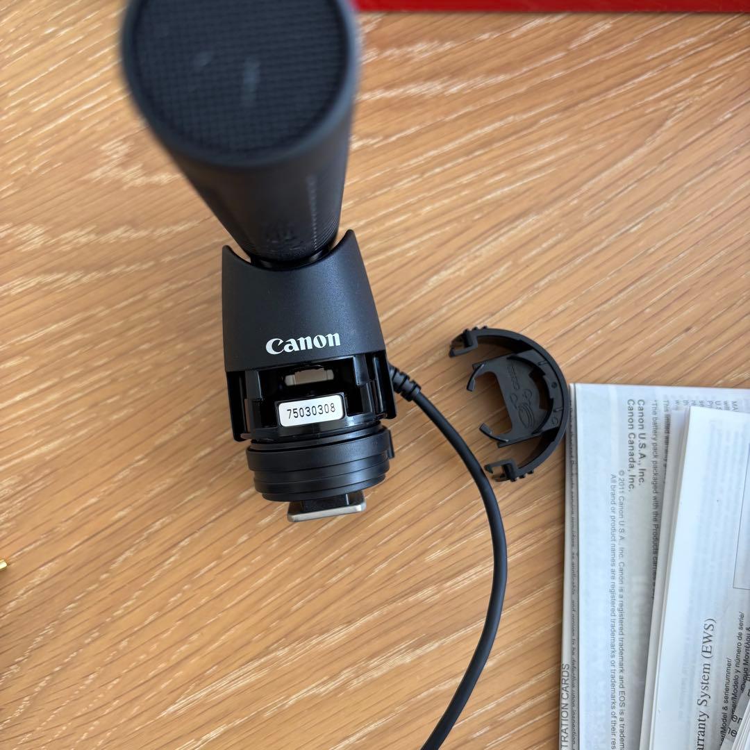 あ*様 【Canon】指向性ステレオマイクロホン、ウィンドスクリーン付き　DM-