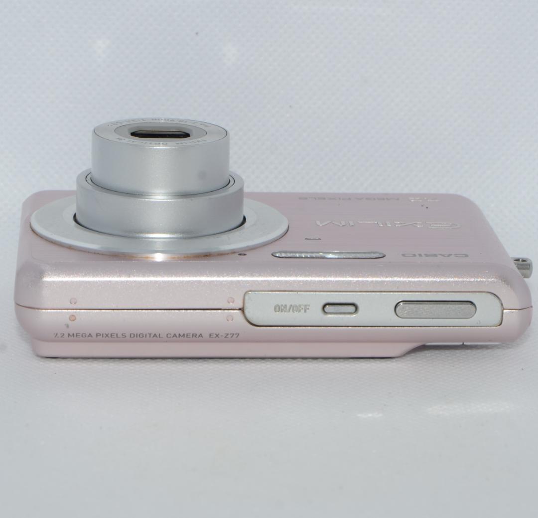 【美品】CASIO EXILIM EX-Z77 ピンク (動作確認済)