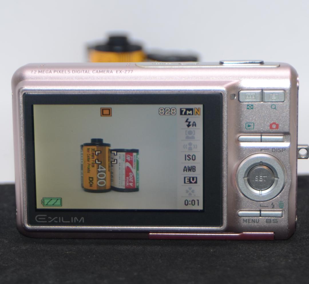 【美品】CASIO EXILIM EX-Z77 ピンク (動作確認済)