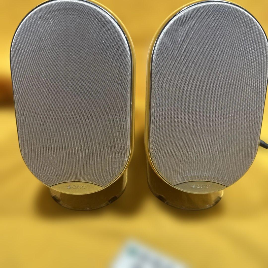 SONY LAM-Z03 MDプレヤーオーディオ スピーカー2個 リモコン付