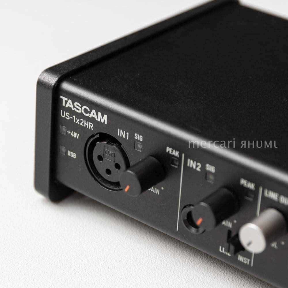 TASCAM US-1x2HR USBオーディオインターフェイス 付属ソフト有り