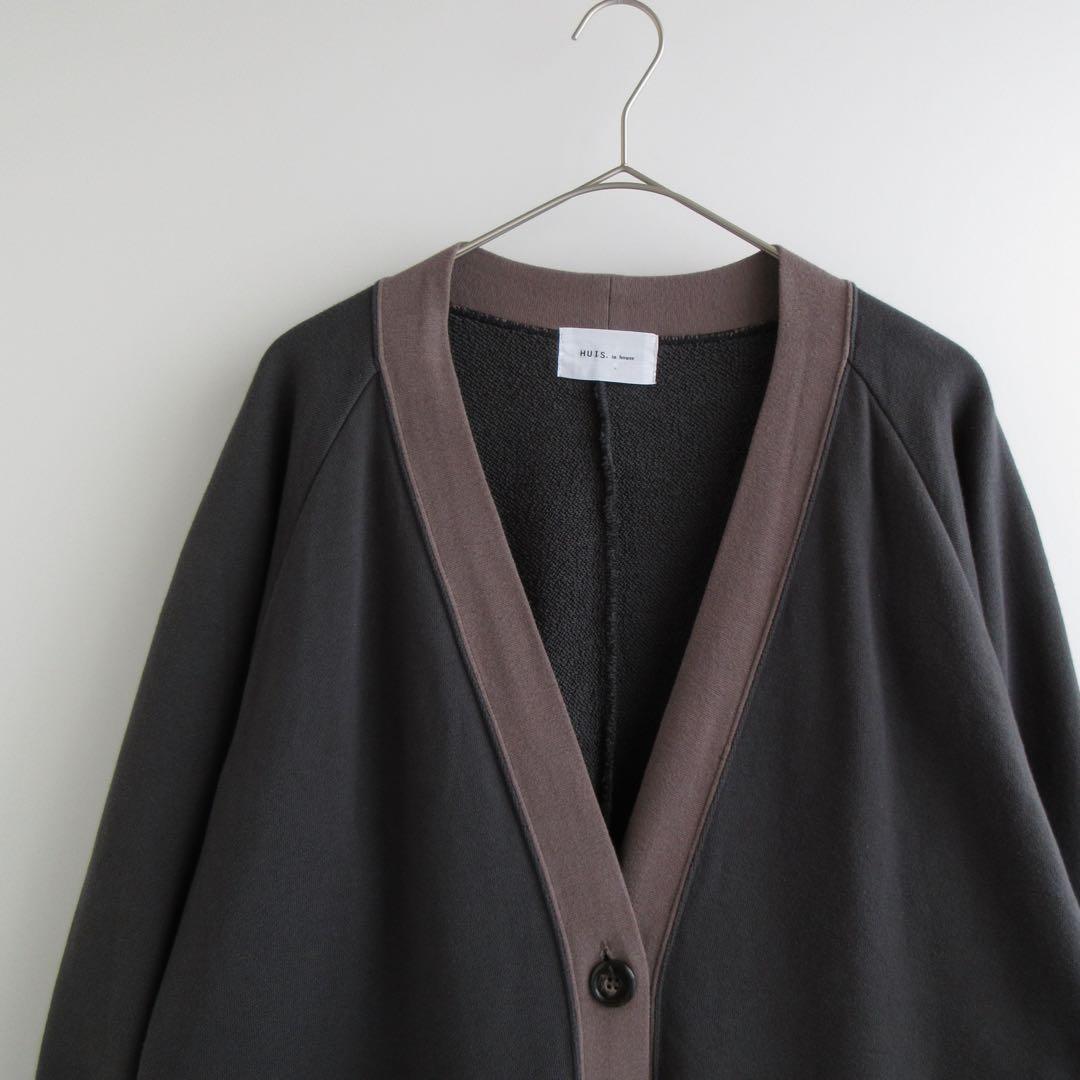 HUIS 遠州織物 SUVINスウェットロングカーディガン