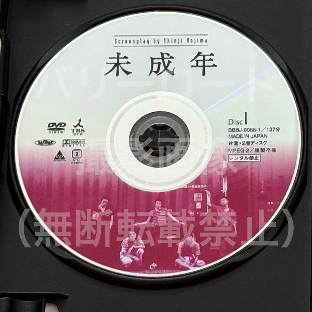 s*n様 【廃盤・特典付】ドラマ「未成年」DVD BOX４枚組　脚本 野島伸司