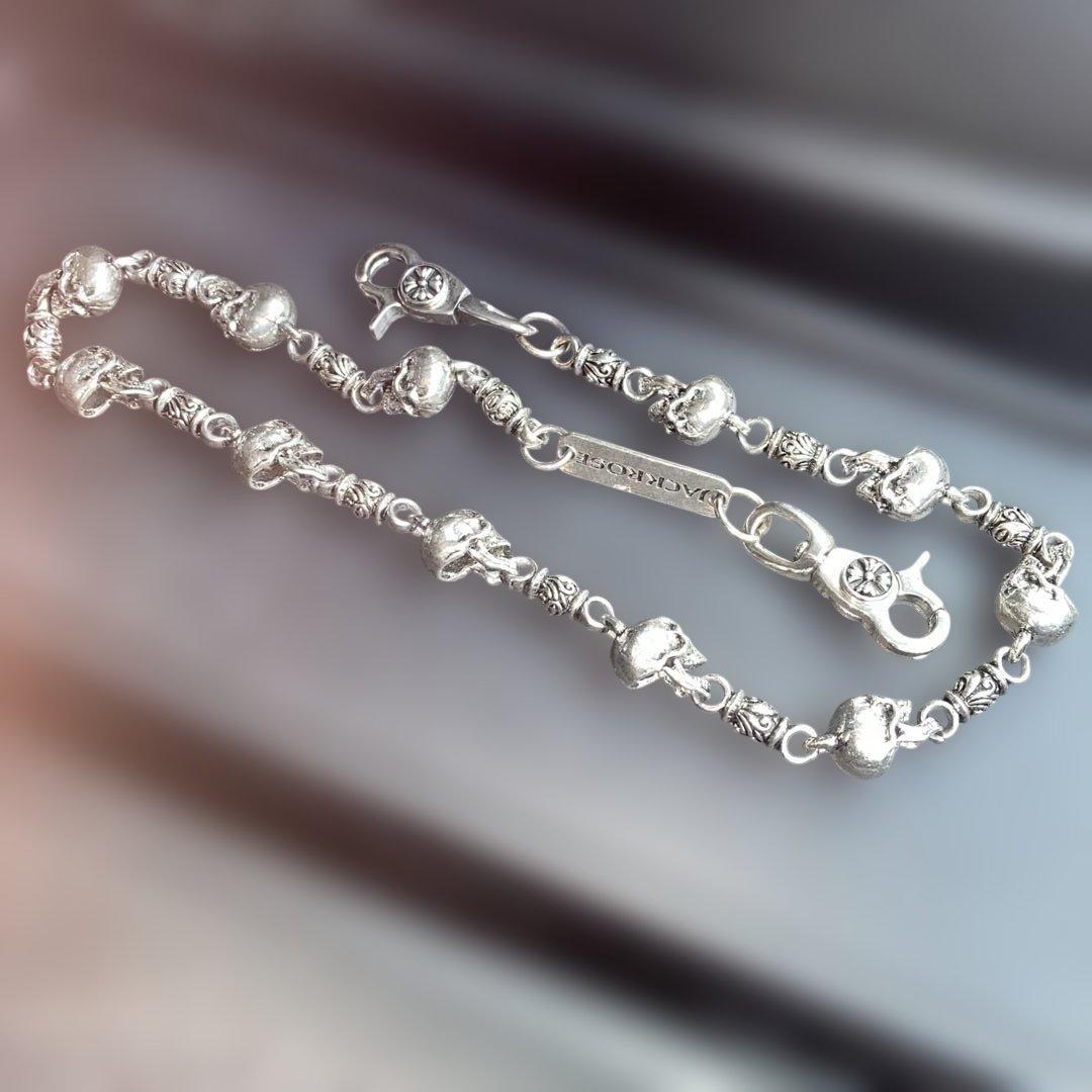 ウォレットチェーン　スカル　アメカジ　古着　ヴィンテージ　ジャックローズ