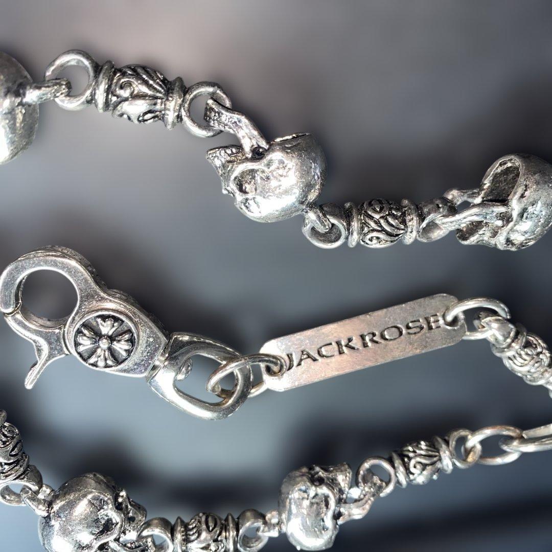 ウォレットチェーン　スカル　アメカジ　古着　ヴィンテージ　ジャックローズ