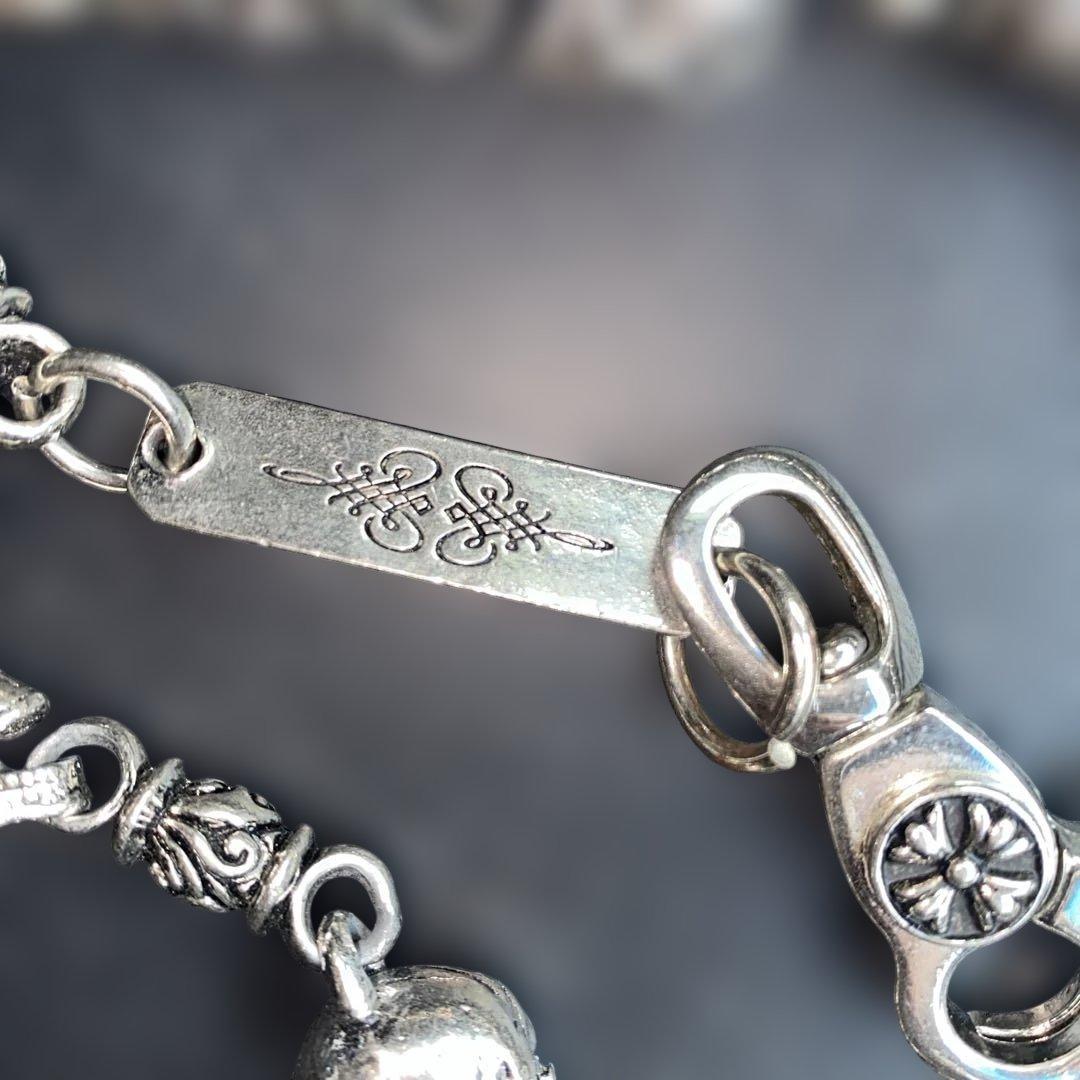 ウォレットチェーン　スカル　アメカジ　古着　ヴィンテージ　ジャックローズ