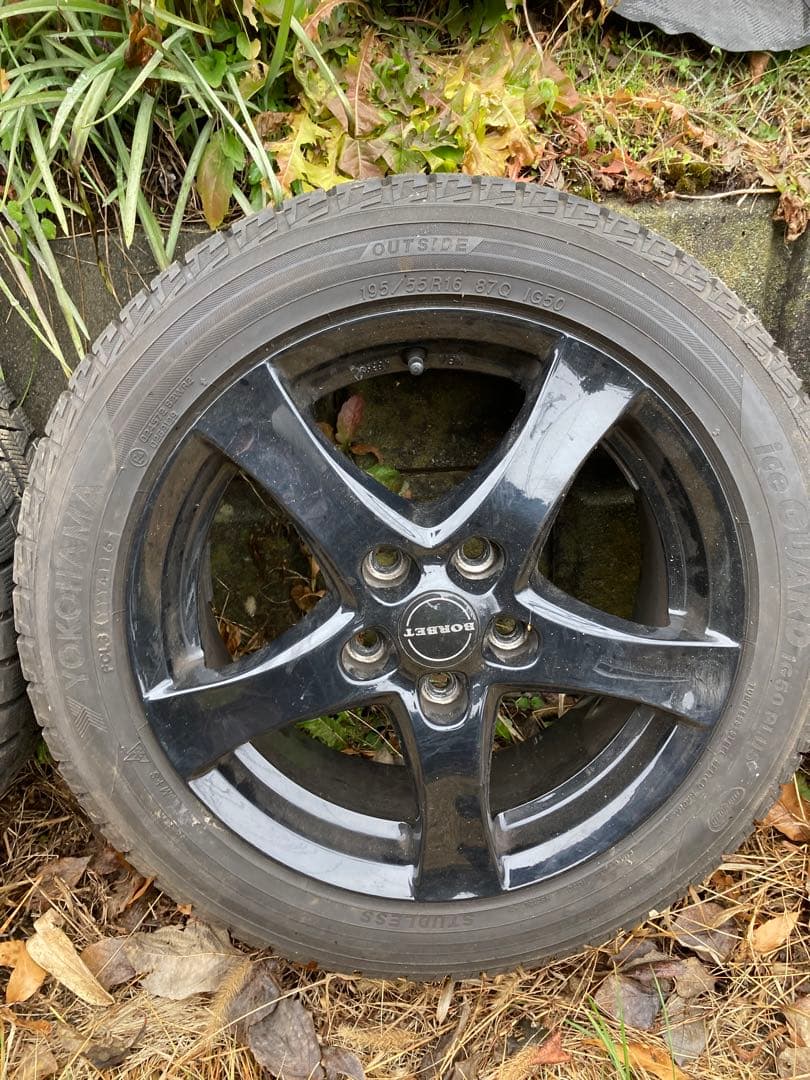 ナッツ　スタッドレスヨコハマ　16インチ　195/55 4本セットホイール