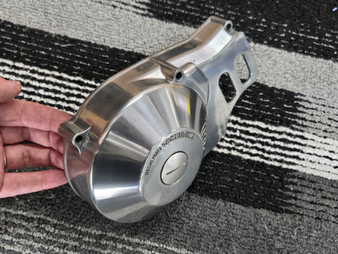 希少 SP武川 エイプ系縦型エンジン用ジェネレーターカバー ポリッシュ