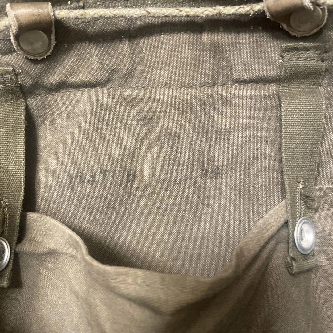 ドイツ軍　山岳部隊　バックパック　キャンバス　レザー　カーキ　ミリタリー