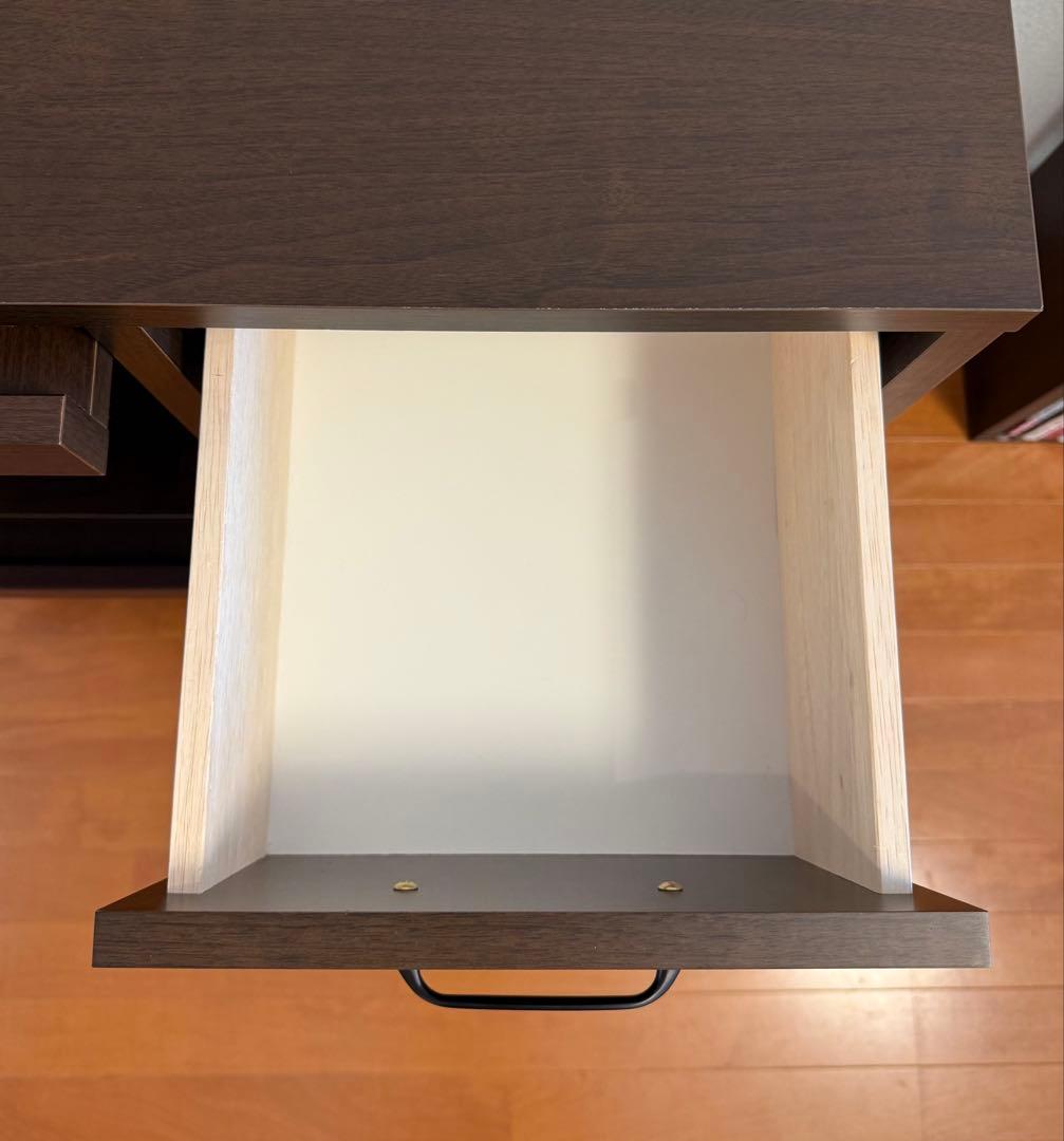 【6/2まで】B-company 引き出し付ブックシェルフ 2枚扉＋4段引き出し