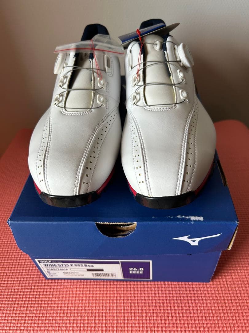 【ミズノ] ゴルフシューズ ワイドスタイル002 ボア メンズ