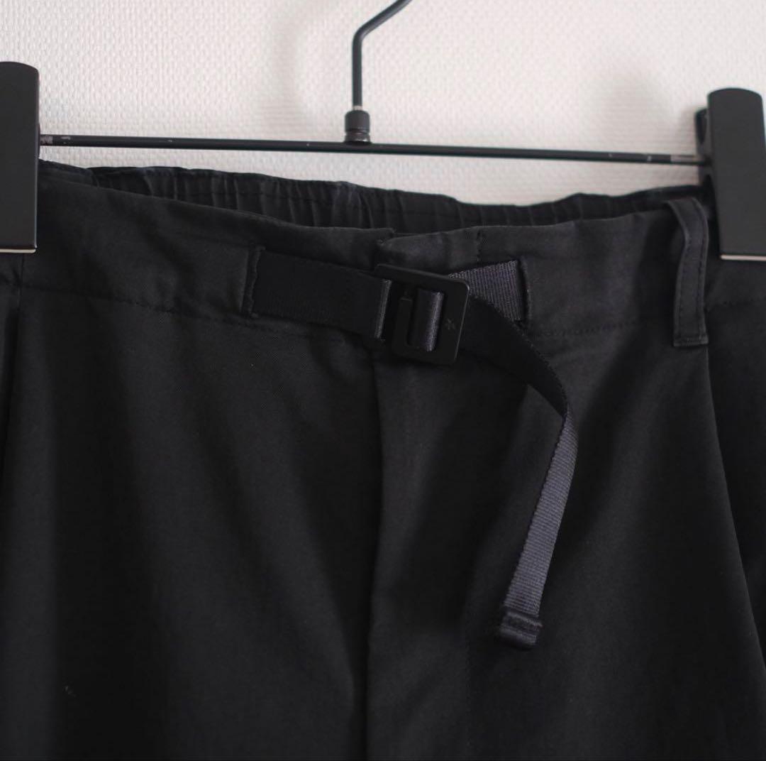 goldwin ワンタックテーパードストレッチパンツ　ブラック 3