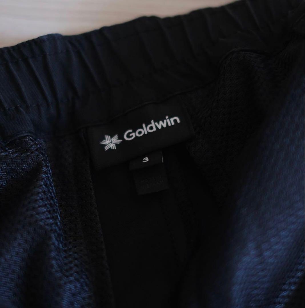 goldwin ワンタックテーパードストレッチパンツ　ブラック 3