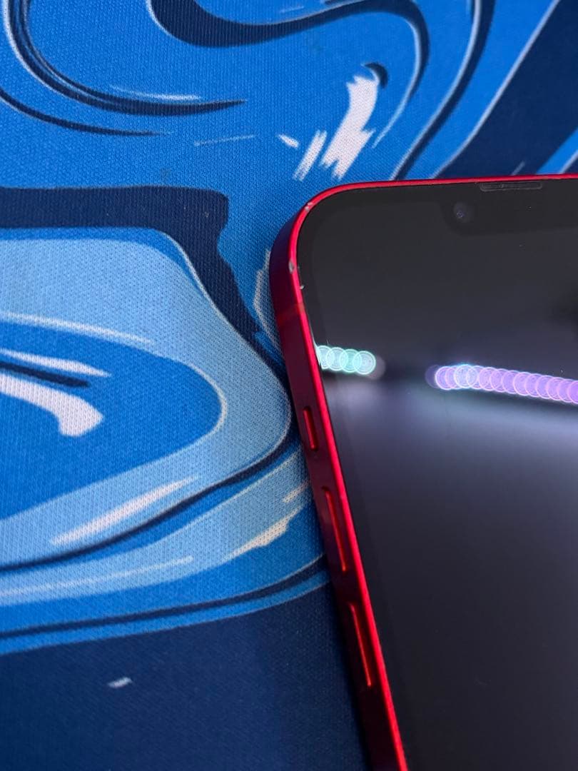 【美品】iPhone14 plus 赤 128G SIMフリー 17 Pro