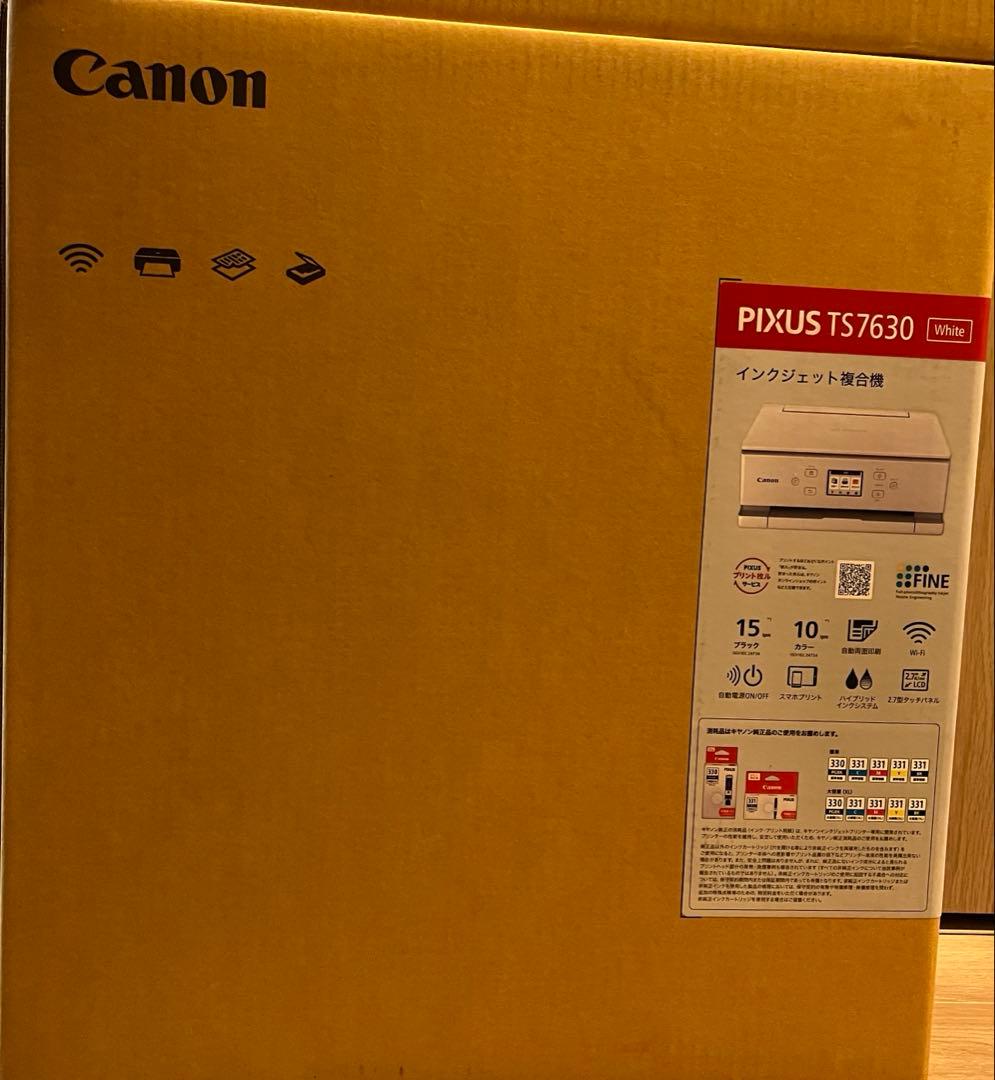 【新品未開封保証書付き】Canon 家庭用プリンター　PIXUS TS7630