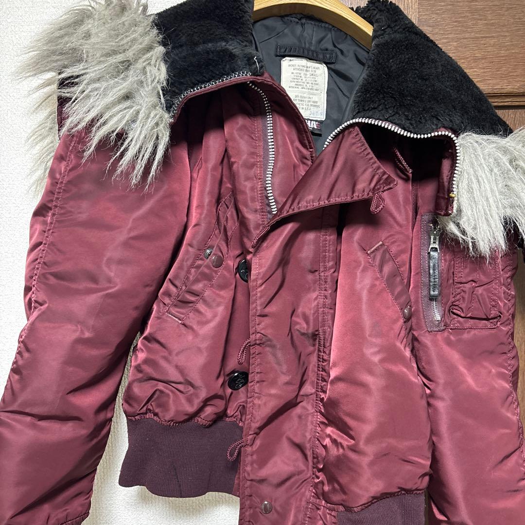 ALPHA アルファ N-2B フライトジャケット アメリカ製 ボルドー