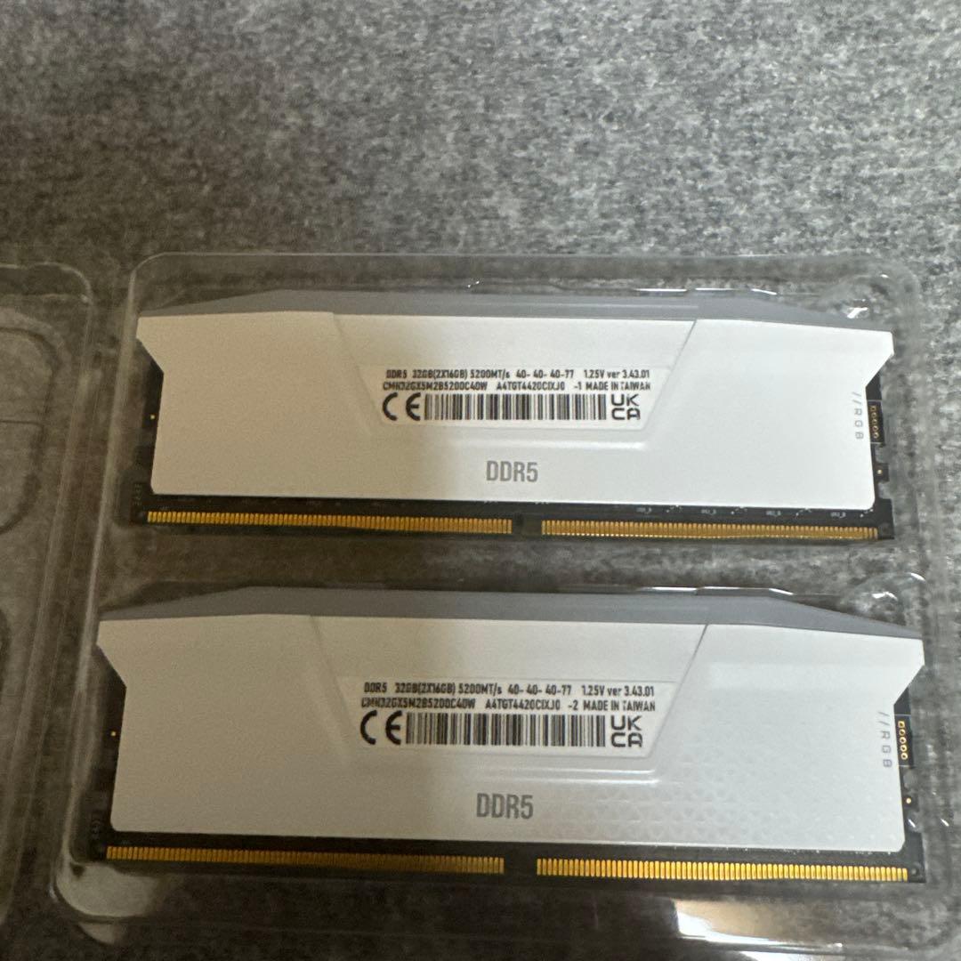 VENGEANCE DDR5 16GB 5200MHz 2枚組