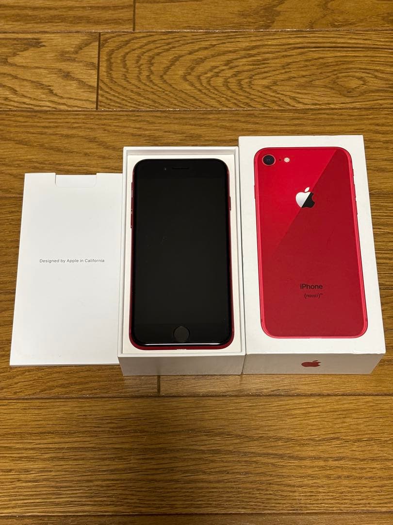 iPhone8 64GB PRODUCT RED バッテリー93%