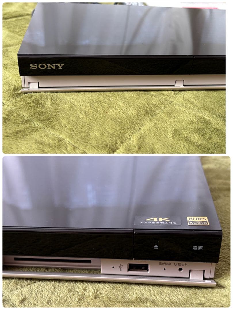 SONY BDZ-ZW1500 ブルーレイ DVDレコーダー　リモコン付